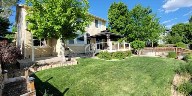 5049 Heatherglen Dr, Highlands Ranch, CO 80130 - back of house with a gazebo