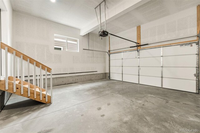 420 Molly Ln, Fort Morgan, CO 80701 - garage featuring a garage door opener