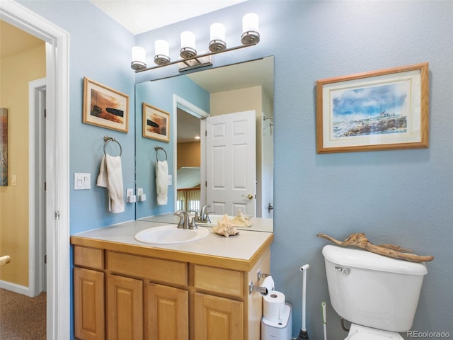 3648 Heatherwood Way, Evergreen, CO 80439 - bathroom with toilet and vanity