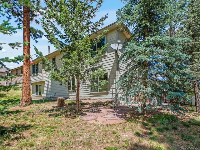 3648 Heatherwood Way, Evergreen, CO 80439 - rear view of property