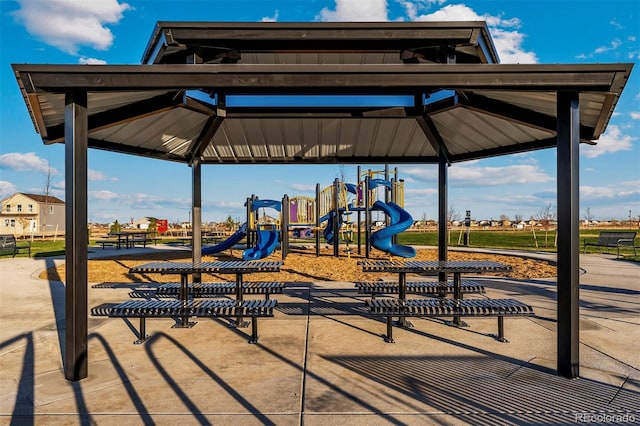 view of communal playground