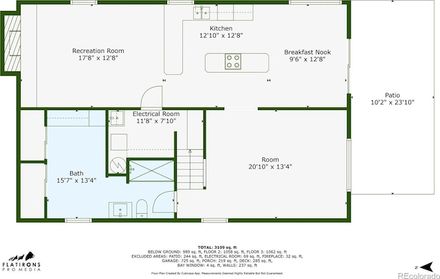 6150 Reed St, Arvada, CO 80003 - floor plan / room layout