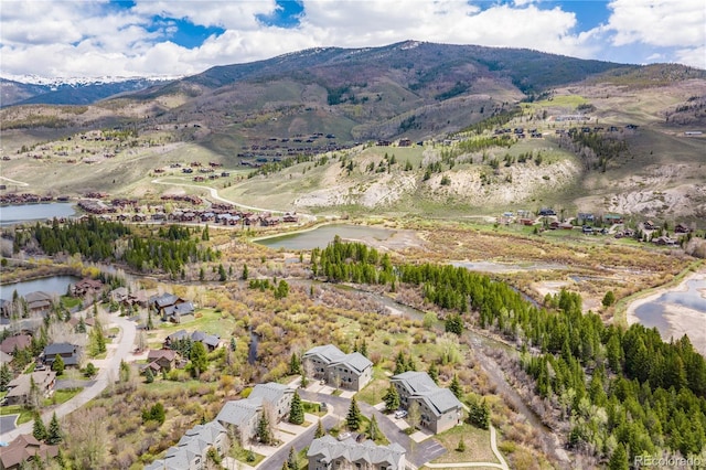 133 Creek Ln, Silverthorne, CO 80498 - aerial view of property and surrounding area with a water and mountain view