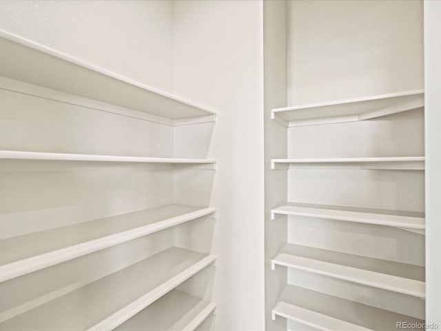 view of pantry