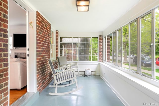 1767 S Sherman St, Denver, CO 80210 - view of unfurnished sunroom