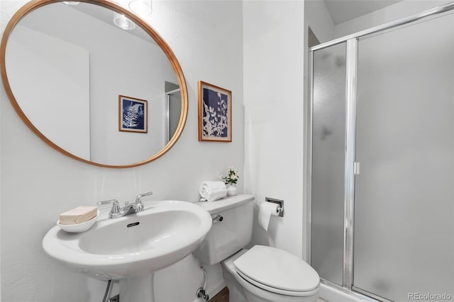 4248 Corriente Pl, Boulder, CO 80301 - full bathroom featuring a shower stall, toilet, and a sink