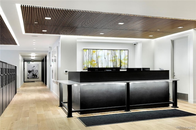 1750 Wewatta St Unit 525, Denver, CO 80202 - reception featuring recessed lighting and a surveillance system