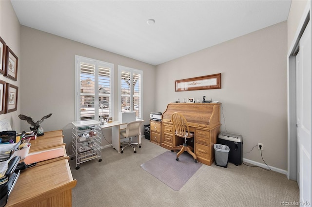 4475 Hidden Gulch Rd, Castle Rock, CO 80104 - office featuring light carpet and baseboards