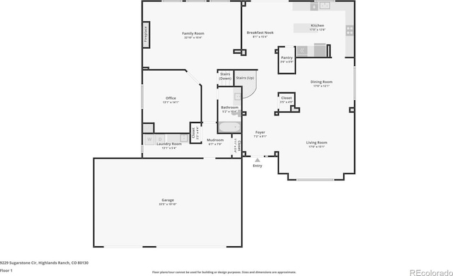 9229 Sugarstone Cir, Highlands Ranch, CO 80130 - property floor plan