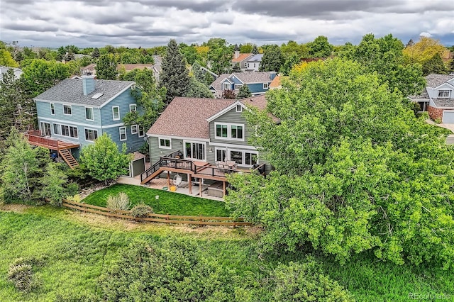 9229 Sugarstone Cir, Highlands Ranch, CO 80130 - aerial view of property and surrounding area