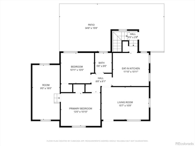 1610 Trenton St, Denver, CO 80220 - floor plan