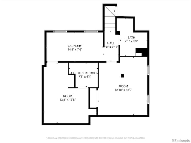 1610 Trenton St, Denver, CO 80220 - floor plan