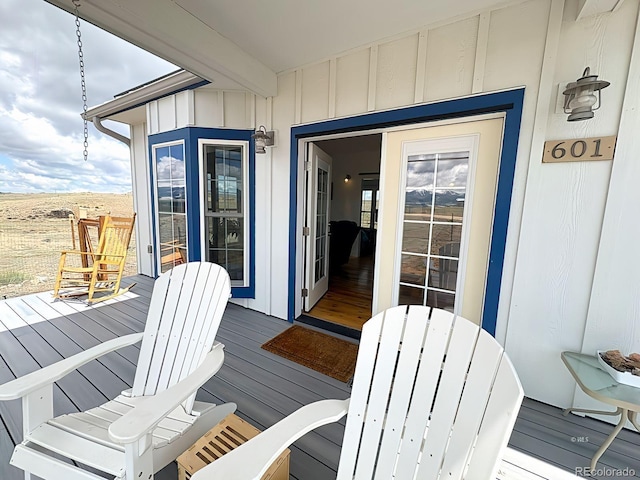 601 N Wood St, Silver Cliff, CO 81252 - view of wooden deck