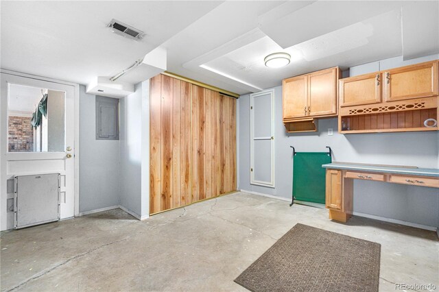 17503 E Lasalle Dr, Aurora, CO 80013 - finished basement featuring baseboards and wooden walls