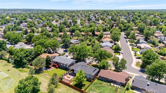 17503 E Lasalle Dr, Aurora, CO 80013 - aerial perspective of suburban area