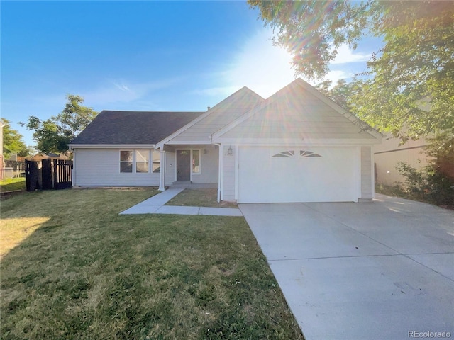 4416 S Vivian St, Morrison, CO 80465 - ranch-style home featuring a garage and concrete driveway
