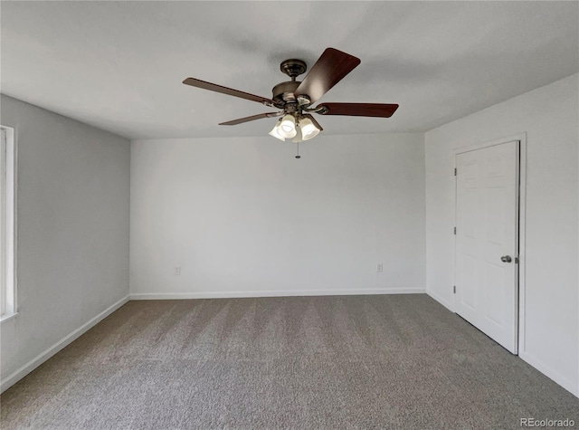 4416 S Vivian St, Morrison, CO 80465 - spare room featuring carpet flooring and ceiling fan