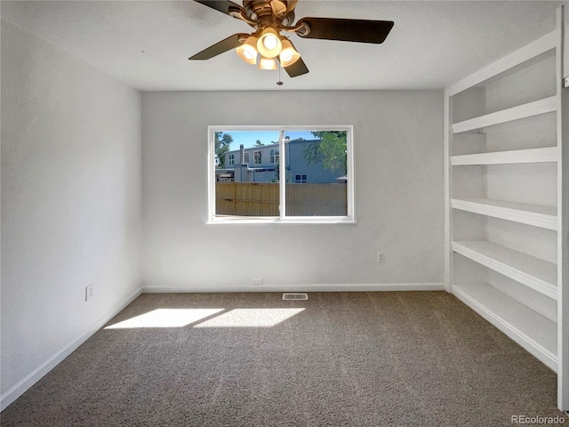 4416 S Vivian St, Morrison, CO 80465 - empty room featuring carpet flooring and ceiling fan