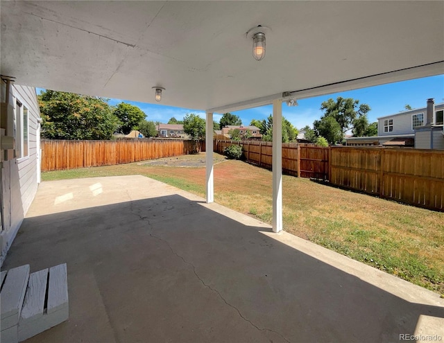 4416 S Vivian St, Morrison, CO 80465 - fenced backyard featuring a patio
