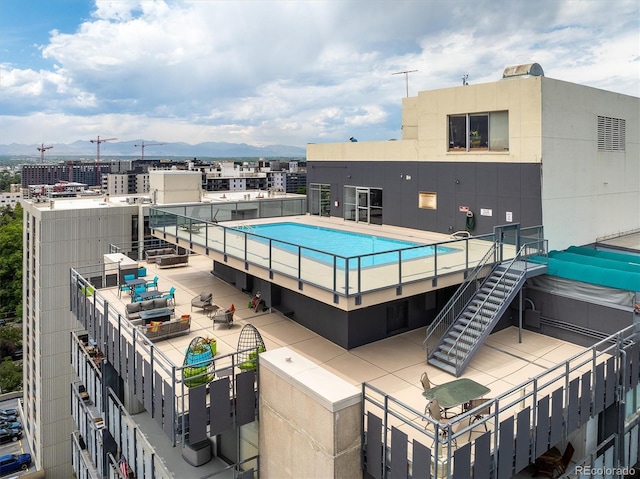 790 N Washington St Unit 1210, Denver, CO 80203 - view of pool featuring a mountain view