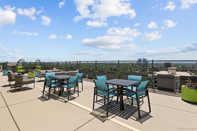 790 N Washington St Unit 1210, Denver, CO 80203 - view of patio / terrace with outdoor dining area