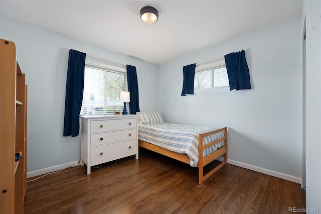 986 S Jersey St, Denver, CO 80224 - bedroom with dark wood-style flooring and baseboards