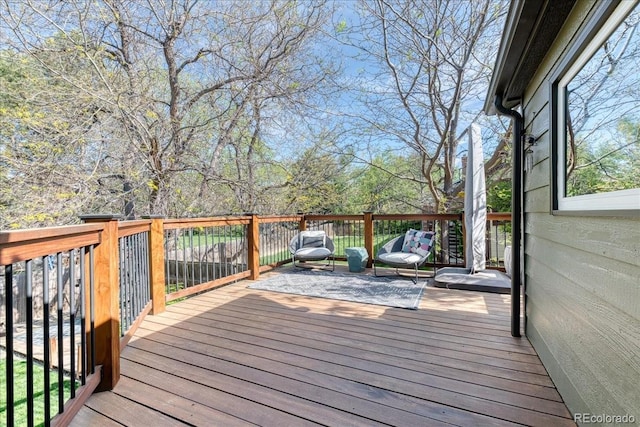 view of deck