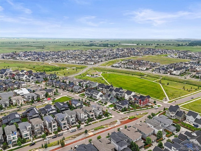 9391 E 59th N Pl, Denver, CO 80238 - aerial view of property's location with nearby suburban area