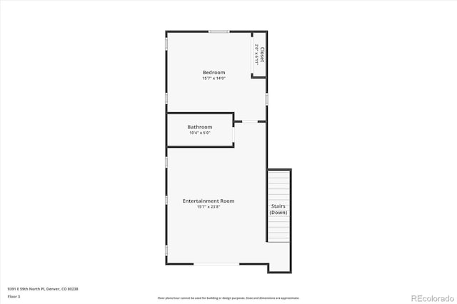 9391 E 59th N Pl, Denver, CO 80238 - view of home floor plan