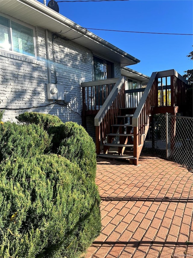 exterior space with a patio