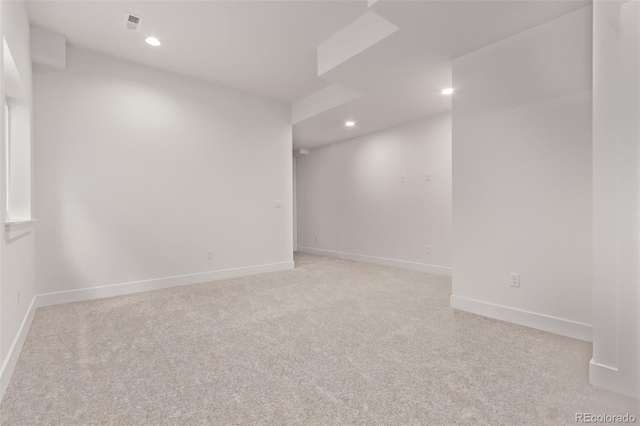 5608 Grandville Ave, Longmont, CO 80503 - unfurnished room with light colored carpet and recessed lighting
