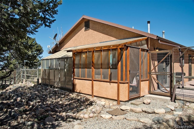 view of back of property