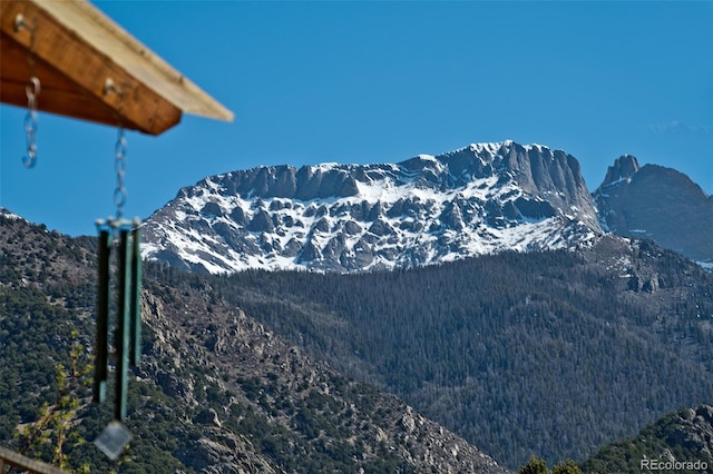 view of mountain feature