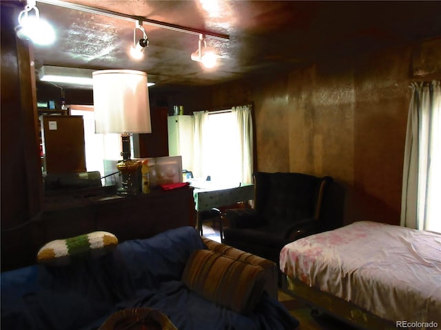 162 County Road-114, Bailey, CO 80421 - bedroom with rail lighting
