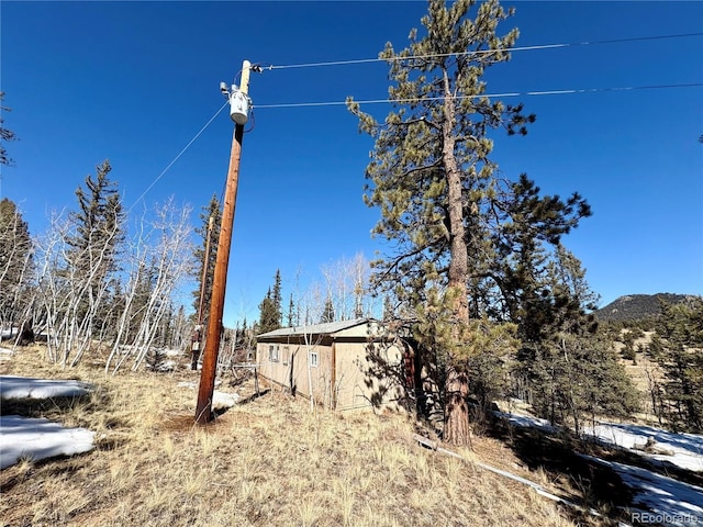 1245 Winchester Dr, Como, CO 80432 - view of yard featuring a mountain view