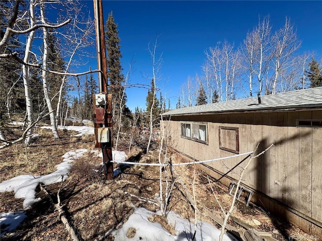 1245 Winchester Dr, Como, CO 80432 - view of snowy yard