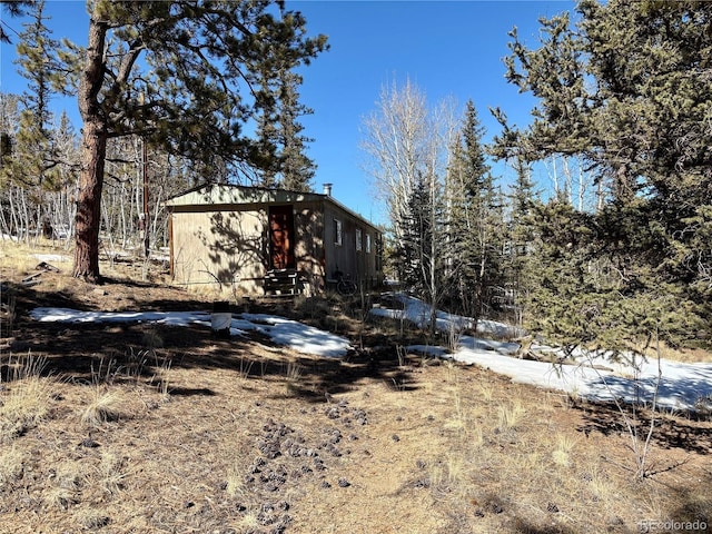 1245 Winchester Dr, Como, CO 80432 - view of yard with an outdoor structure