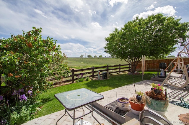 2296 E 109th Dr, Northglenn, CO 80233 - view of patio with a view of rural / pastoral area