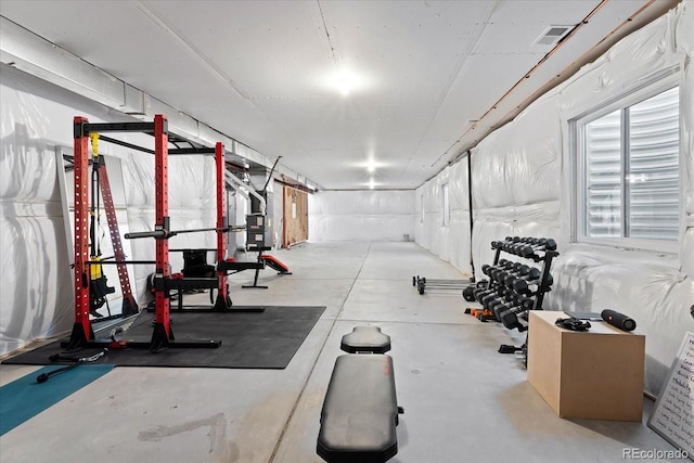 view of exercise room