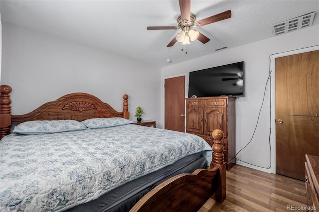 9170 Aspen Dr, Thornton, CO 80229 - bedroom featuring wood finished floors and ceiling fan