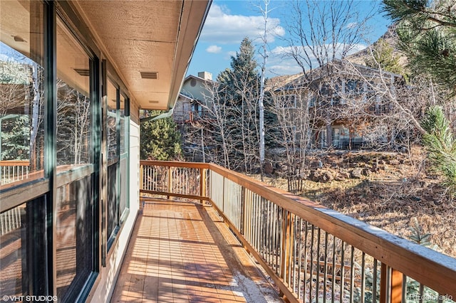 balcony with visible vents