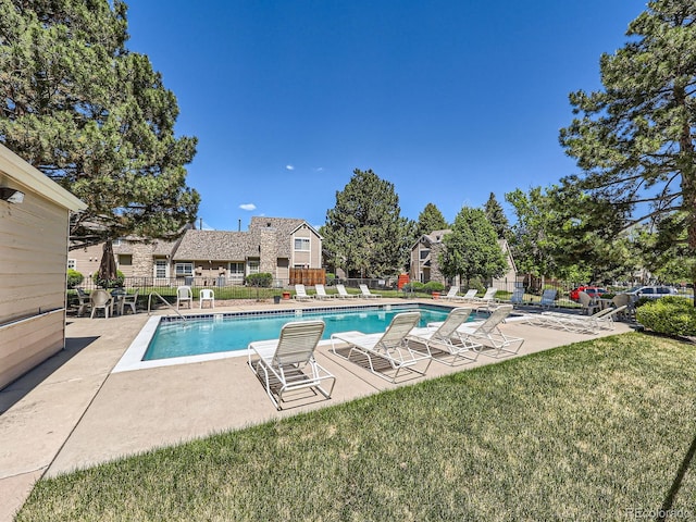 13598 E Asbury Dr, Aurora, CO 80014 - community pool featuring a patio area