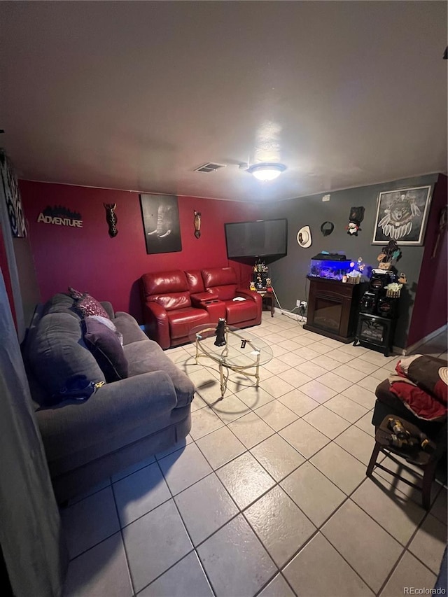 274 S Meade St, Denver, CO 80219 - living area with light tile patterned floors