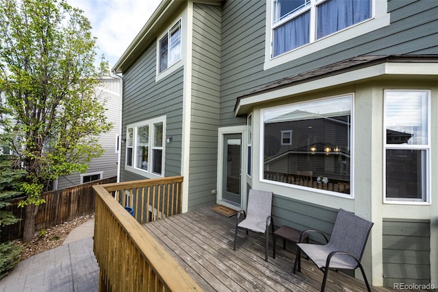 5550 Fox Meadow Ave, Highlands Ranch, CO 80130 - view of wooden deck