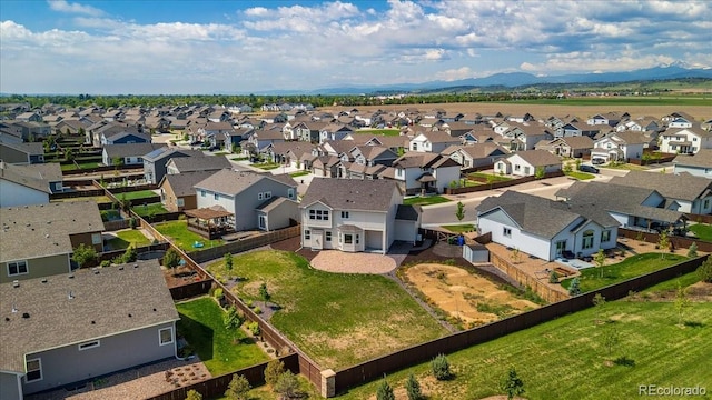 1711 Lazear St, Loveland, CO 80538 - aerial view of residential area featuring a mountain backdrop