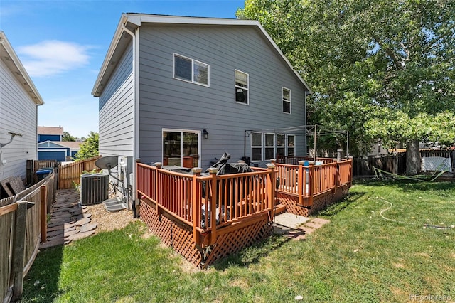 2695 E 109th Ave, Northglenn, CO 80233 - back of house featuring a fenced backyard and a deck
