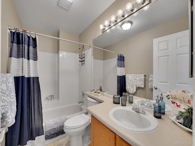 1052 Northampton Ct, Highlands Ranch, CO 80126 - full bath featuring vanity and shower / bath combo with shower curtain
