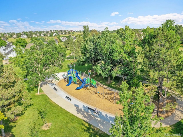 1052 Northampton Ct, Highlands Ranch, CO 80126 - aerial view of a park and a tree filled landscape