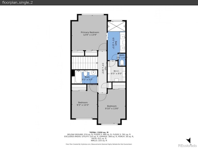 1052 Northampton Ct, Highlands Ranch, CO 80126 - view of floor plan / room layout