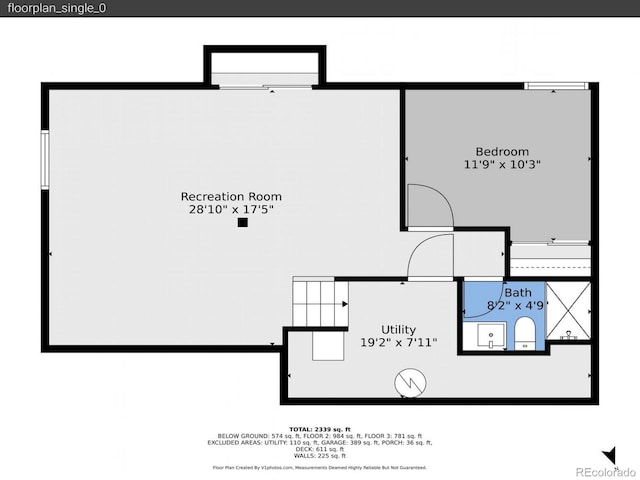 1052 Northampton Ct, Highlands Ranch, CO 80126 - view of room layout